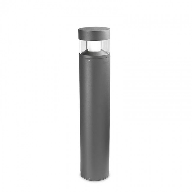 LEDS-C4 NEWTON 13W LED OUTDOOR BOLLARD LIGHT, WARM WHITE LIGHT, URBAN GREY FINISH, 55-9791-Z5-CLV1