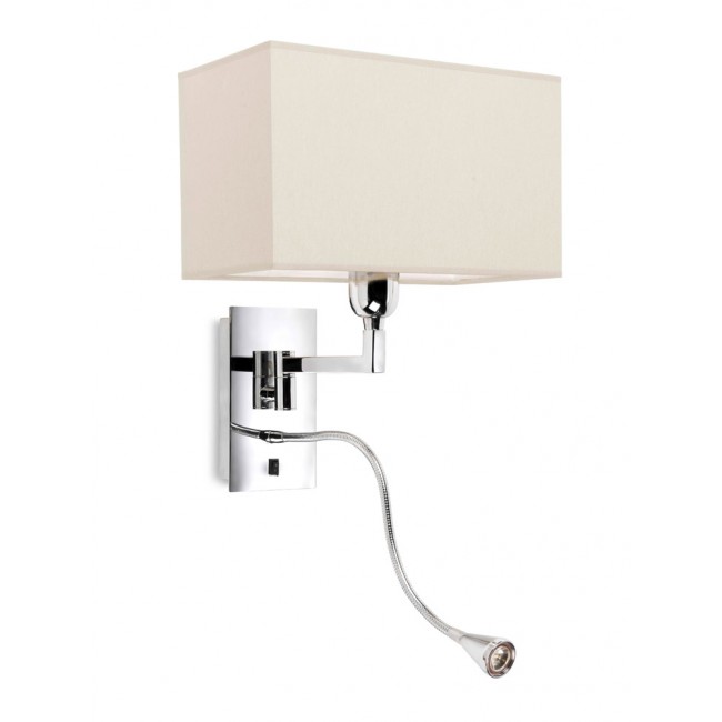 LEDS-C4 OXFORD  WALL LIGHT  LED SPOT CHROME FINISH 05-2840-21-82