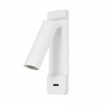 LEDS C4 Reading lights Lire Switch LED 2.2W 2700K 125lm White / Chrome / Satin Nickel