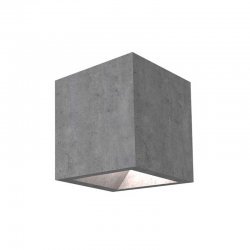 LEDS-C4 SIMENTI OUTDOOR LED UP AND DOWN WALL LIGHT, WARM WHITE LIGHT, CEMENT FINISH, 05-9971-DC-CL