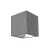 LEDSC4 SIMENTI OUTDOOR LED UP AND DOWN WALL LIGHT, WARM WHITE LIGHT, CEMENT FINISH, 05-9971-DC-CL