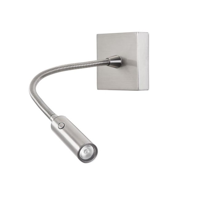 LEDS-C4 TIP ADJUSTABLE LED WALL LIGHT IN SATIN NICKEL