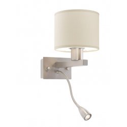 LEDS-C4 TORINO WALL LIGHT LED SPOT SATIN NICKEL FINISH 05-4695-81-82