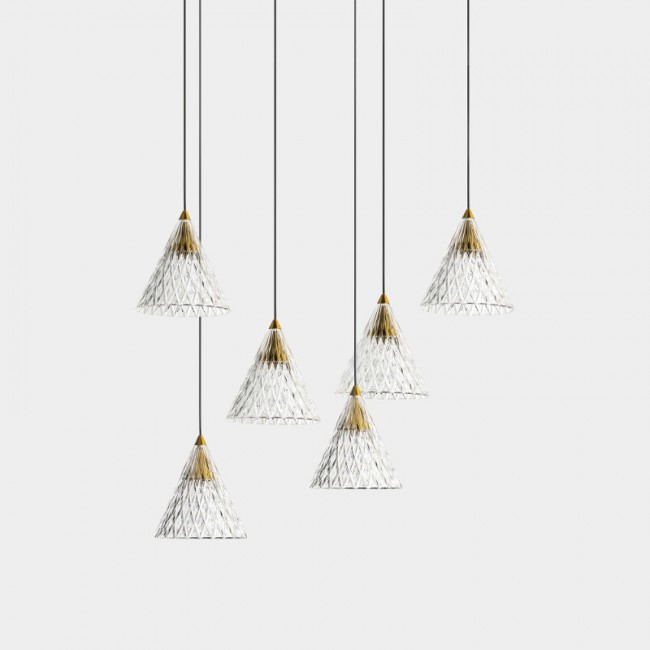 LEDS-C4 Veneto Pendant by Benedito Design 30W 15-7593-14-DO