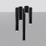 LAGOS 10 Ceiling lamp black