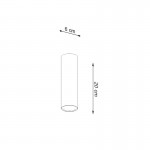 LAGOS 20 Ceiling lamp white