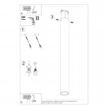 LAGOS 60 Ceiling lamp white