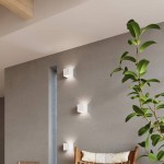 Sollux Wall lamp LUCA White LED IP54