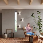 Sollux Wall lamp LUCA White LED IP54