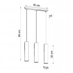 LUVO 3 pendant light