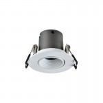 Integral LED MINI TILTABLE DOWNLIGHT 50MM CUT OUT 3.3W 155LM 47LM/W 3000K 15 BEAM NON-DIM FINISH WHITE