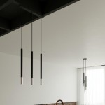 MOZAICA 3P Pendant lamp black/chrome