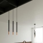 MOZAICA 1 Pendant lamp black/copper