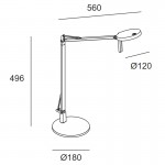 LEDSC4 Maca LED Table Lamp - 10-9055-DI-DI