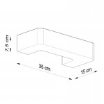 Sollux Wall lamp ceramic Magnet
