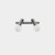 LEDSC4 Mist - Twin Bathroom Wall Light IP44 Single E14 9W - Chrome