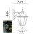 NORAL ALLEGRO OUTDOOR WALL LANTERN LIGHT MODEL F