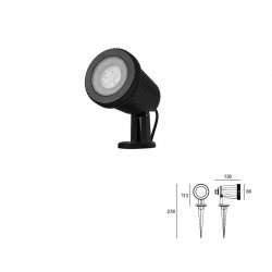 FORLIGHT NEO outdoor LED spotlight IP65 - PX-0374-NEG