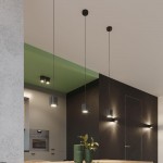 Sollux Pendant lamp ORBIS 1 black
