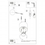 ORBIS 1 Ceiling lamp white