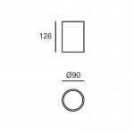 FORLIGHT Orion Outdoor Ceiling fixture IP54 LED 5.6W warm-white - PX-0380-GRI FORLIGHT Orion Outdoor Ceiling fixture IP54 LED 5.6W warm-white - PX-0380-GRI