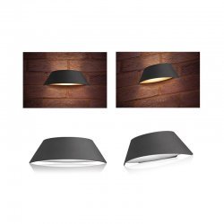 Outdoor VistaLux Wall Light 9W 3000K 400lm IP65