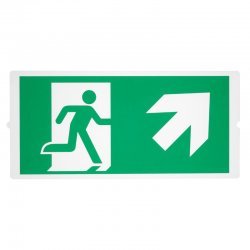 P-LIGHT Emergency , stair signs for area light, green