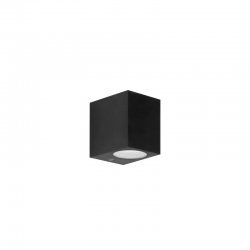 KUBO IP44 single wall light black PX-0140-NEG