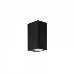 KUBO IP44 double wall light black PX-0141-NEG