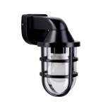 Corande IP44 outdoor wall light black Corande IP44 outdoor wall light black