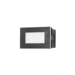 Forlight RECT recessed LED wall light switchable colour tone PX-0549-ALU