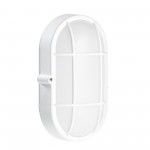 Fond Oval Wall Light fixture IP44 White Fond Oval Wall Light fixture IP44 White