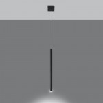Pastelo 1 black pendant light