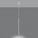 Pastelo 1 white pendant light