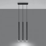 PASTELO 3 black pendant light