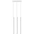 PASTELO 3 white pendant light