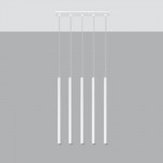 PASTELO 5 white pendant light