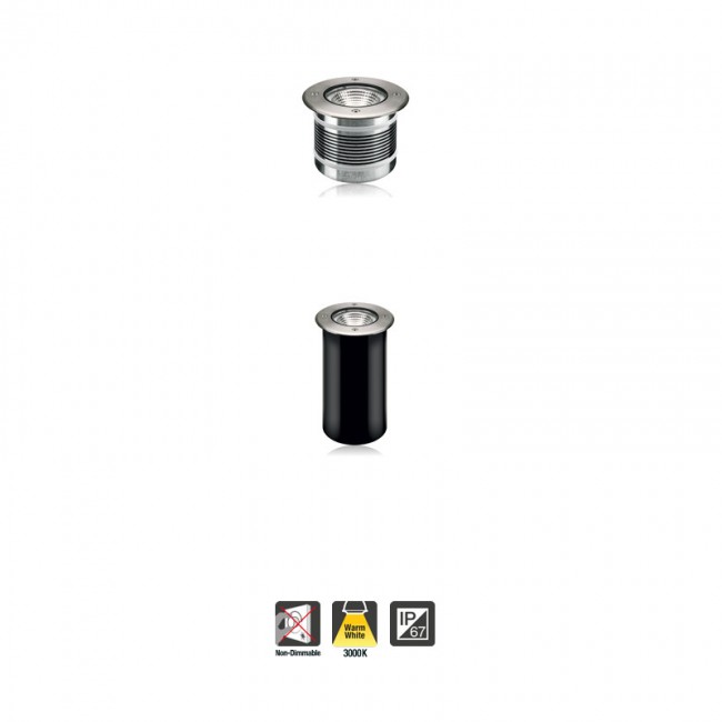 Pathlux Inground Uplight IP67 1270LM 20.5W 3000K 35 deg Beam Angle