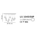 SIL LUX Pioggia LS 1045 50P Ceiling Light
