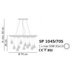 SIL LUX Pioggia SP1045 70SChandelier Ceiling Light