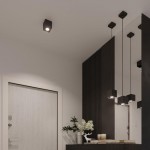 Sollux Pendant lamp QUAD 1 black