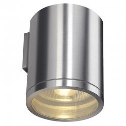 ROX WALL OUT, QPAR11, Outdoor Wall luminaire, alu brushed, max. 50W, IP44