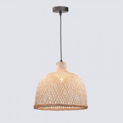 Riba Ø350mm pendant light natural wood