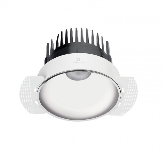 LEDS-C4 SIA ROUND XL RECESSED DOWNLIGHT, 37W, AH21-37X8W1BBWT