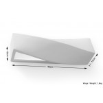 Sollux Wall lamp ceramic Sigma