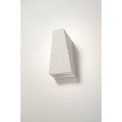 Ceramic and Plaster Paintable Wall Lights