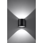 Sollux Wall lamp Orbis Black