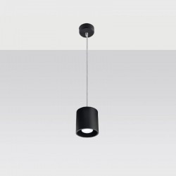 Sollux Pendant lamp ORBIS 1 black