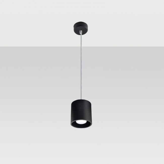 Sollux Pendant lamp ORBIS 1 black