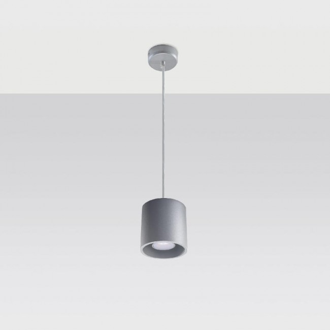 Sollux Pendant lamp ORBIS 1 grey